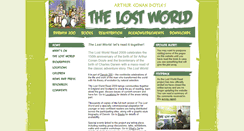 Desktop Screenshot of lostworldread.com
